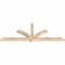 Ekena Millwork Redmond Rough Sawn Timber Gable Bracket, Douglas Fir, 96"W x 36"H x 4"D x 4"F, 9/12 Pitch GBW096X36X0404RED00RDF - alternate 5